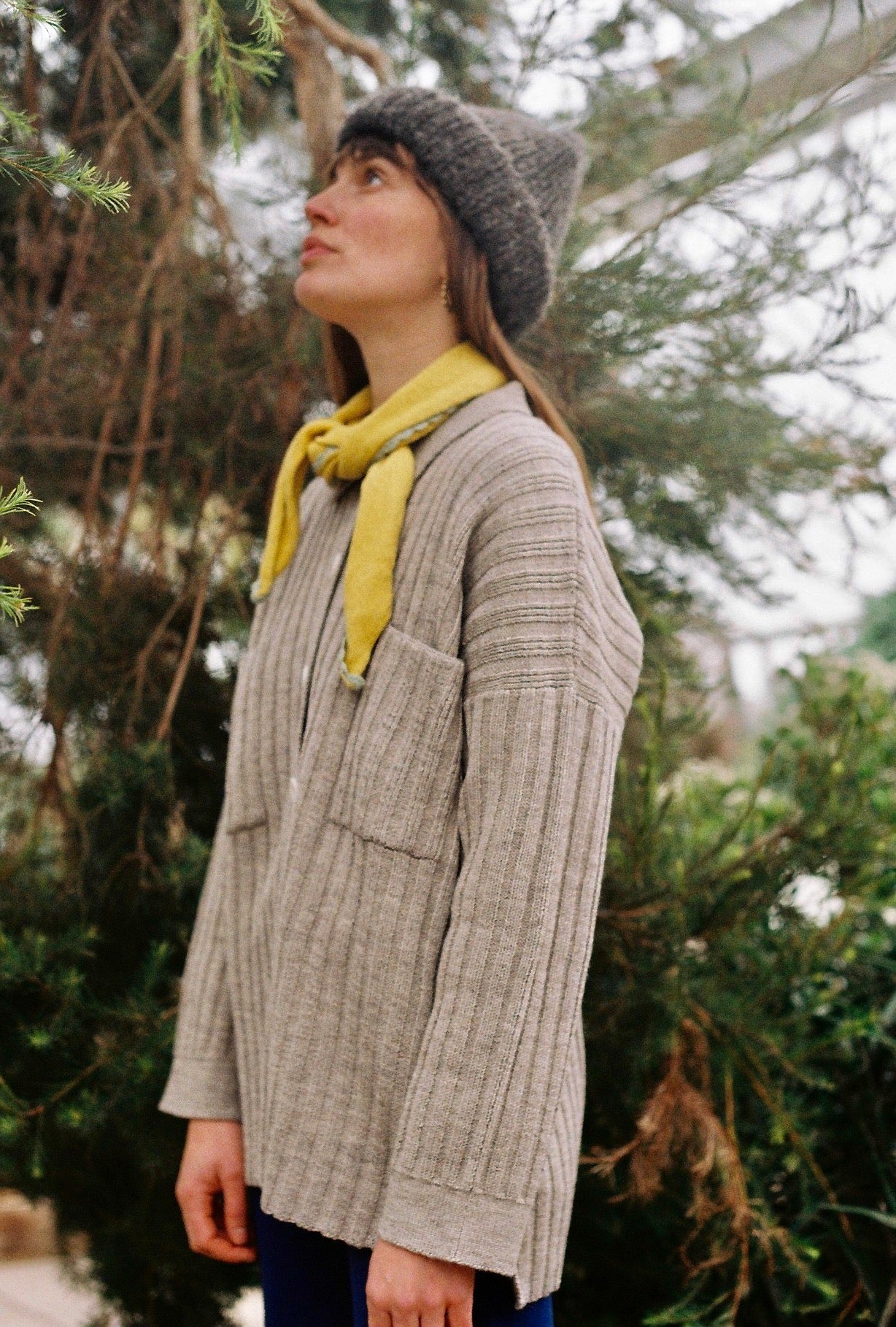 NENNA shirt / highland wool / rock salt