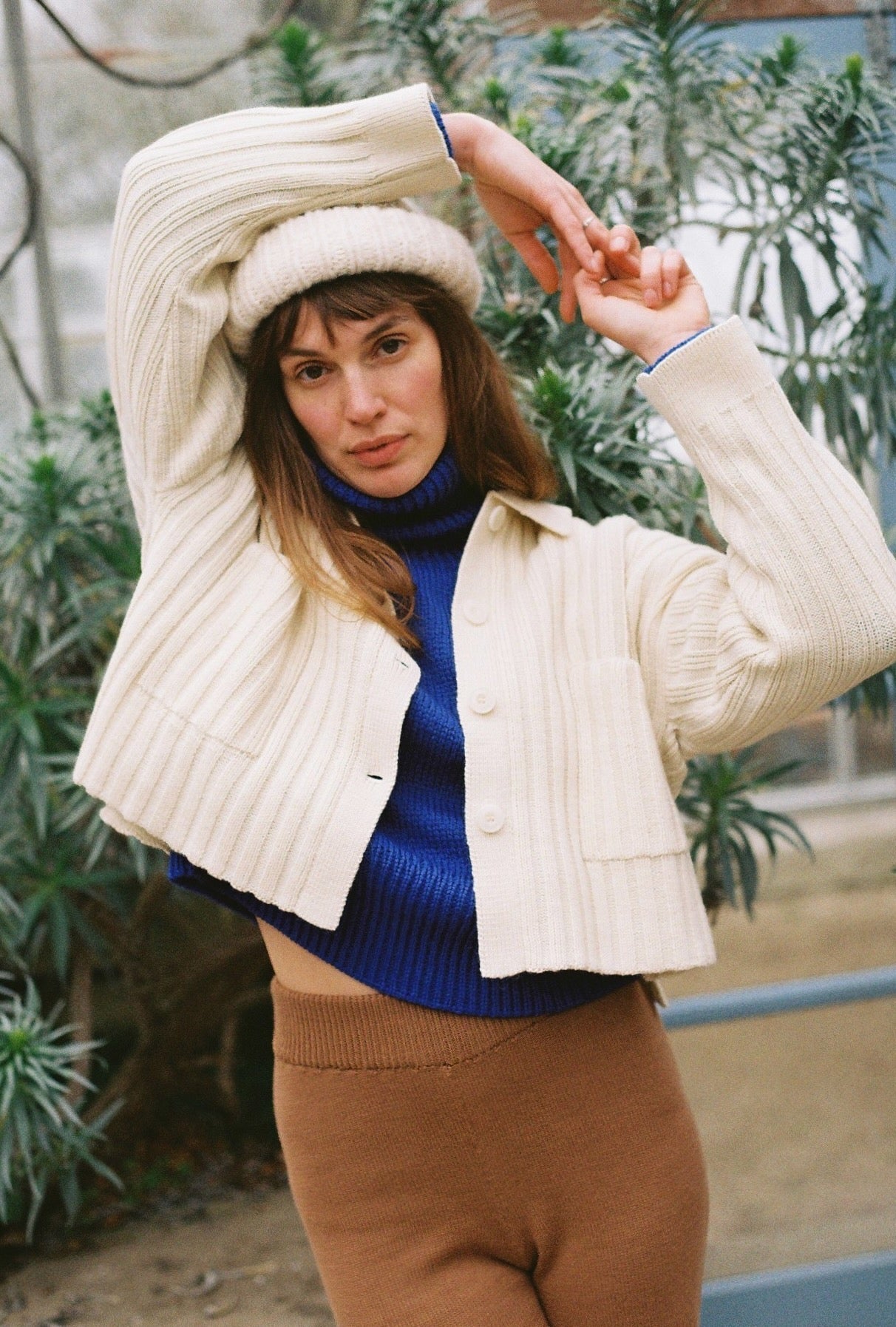 MINI NENNA shirt / highland wool / milk