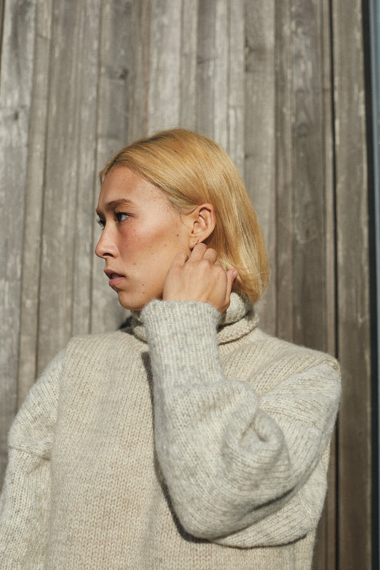 TINO vest / highland wool / wild oat