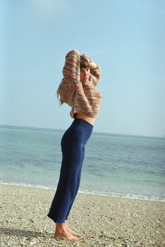 CONFETTI no waste jumper / carob