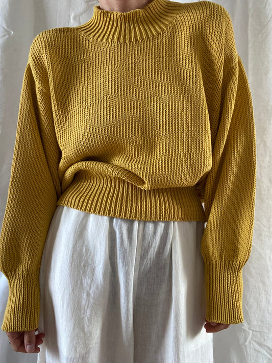 PARSLEY jumper / organic cotton / golden honey