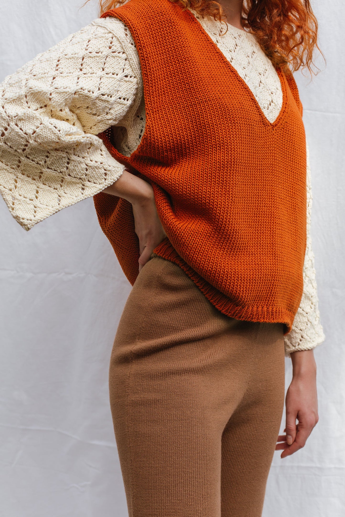 LINA jumper / organic cotton / milk