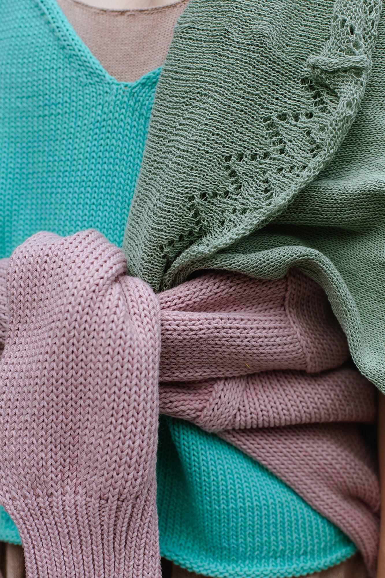 PARSLEY jumper / organic cotton / magnolia blossom