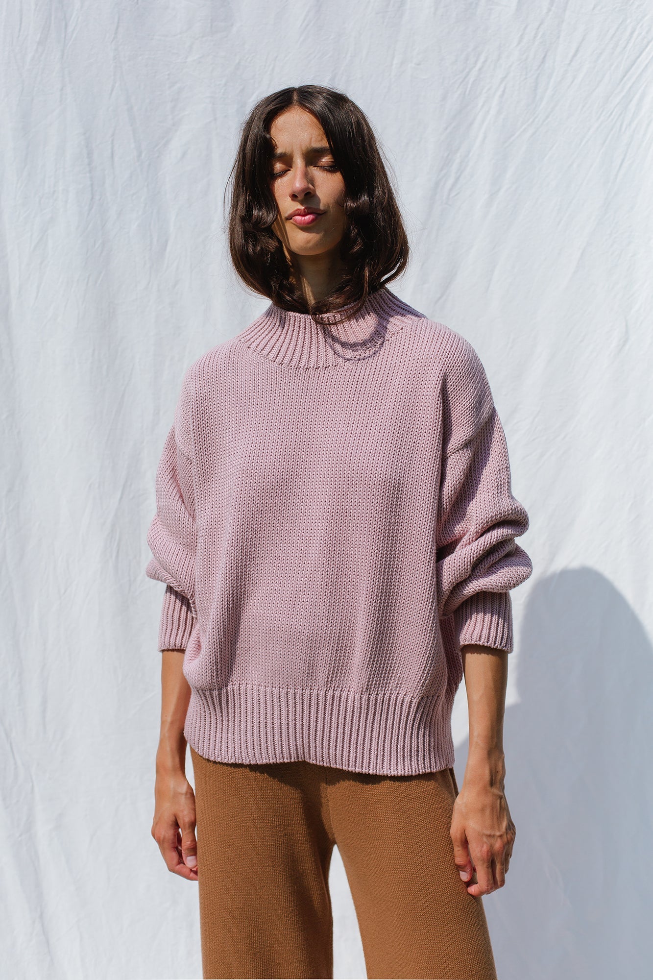PARSLEY jumper / organic cotton / magnolia blossom