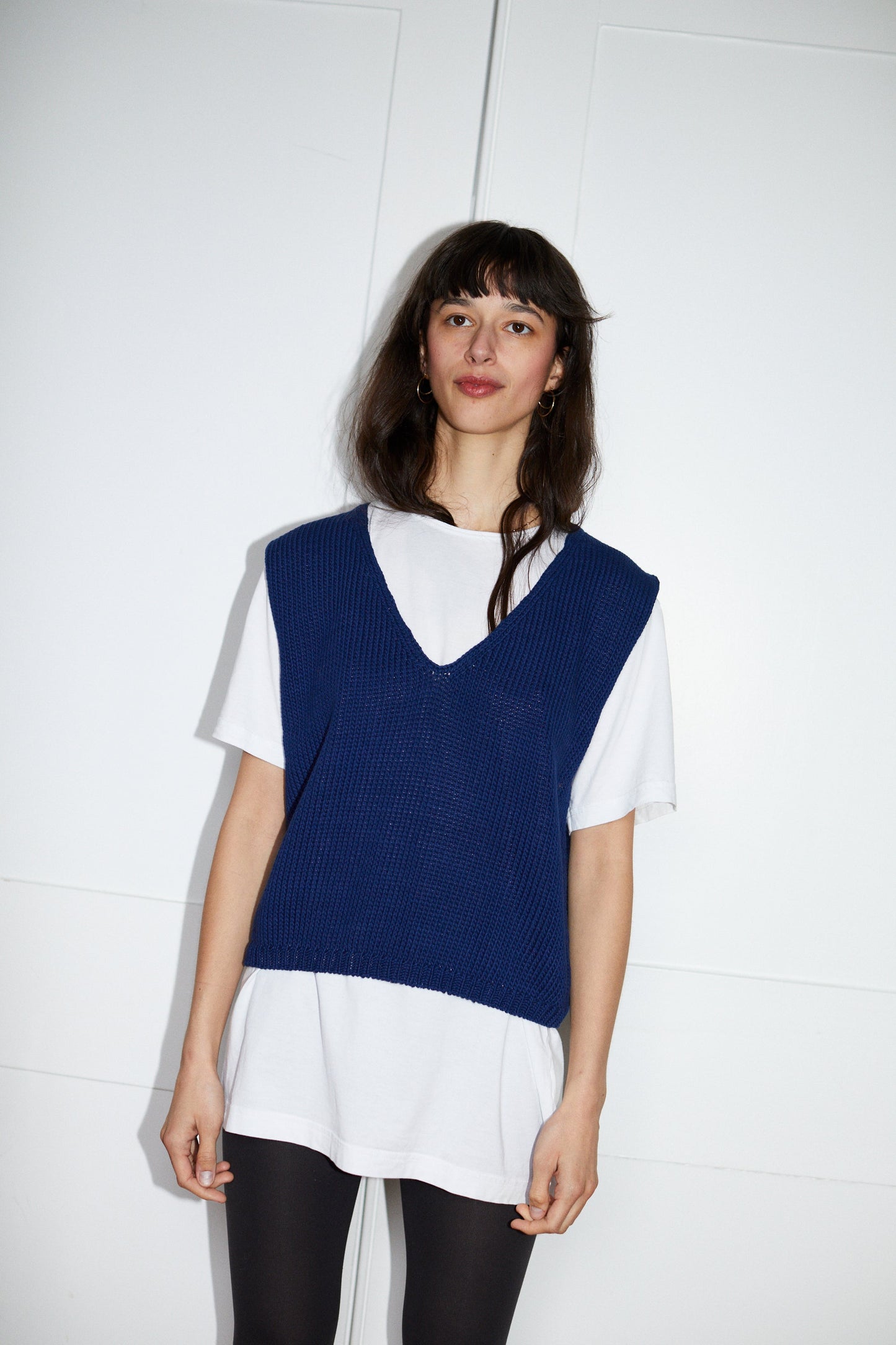 CHICO vest / organic cotton / midnight