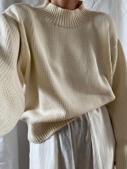 PARSLEY jumper / organic cotton / milk