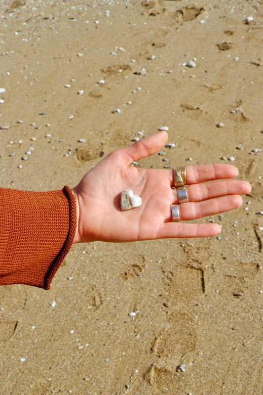 LUCA cardigan / highland wool / sandalwood