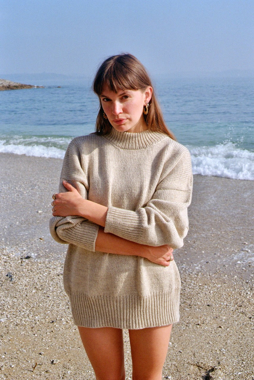 MAR jumper / highland wool / wild oat