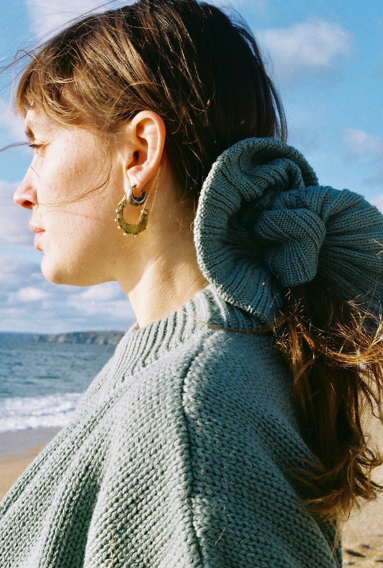 ROSA jumper / highland wool / seaglass