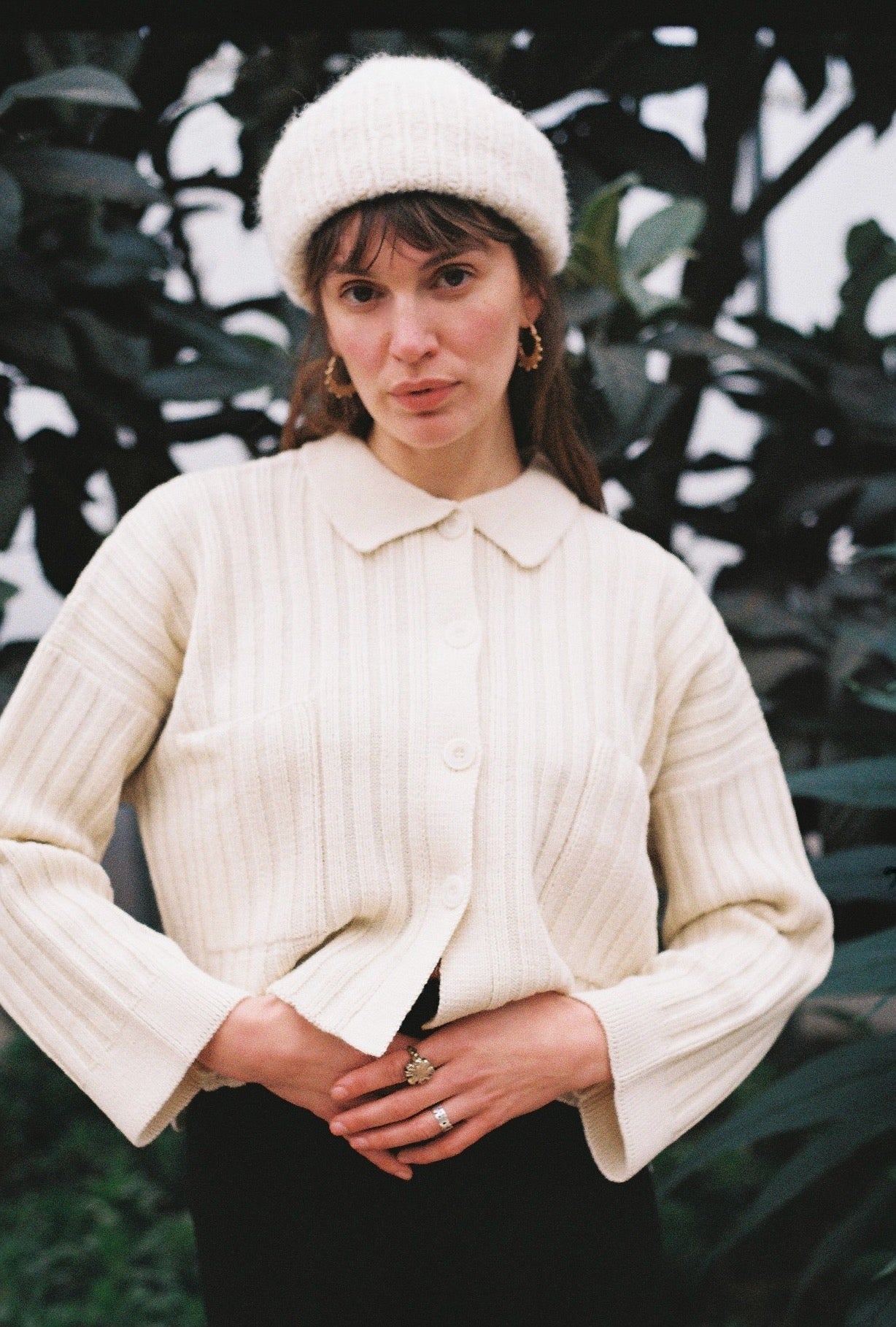 MINI NENNA shirt / highland wool / milk