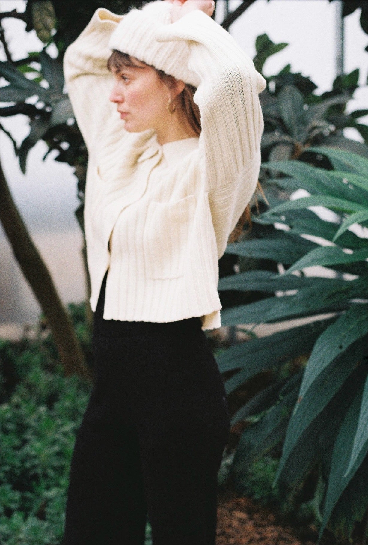 MINI NENNA shirt / highland wool / milk