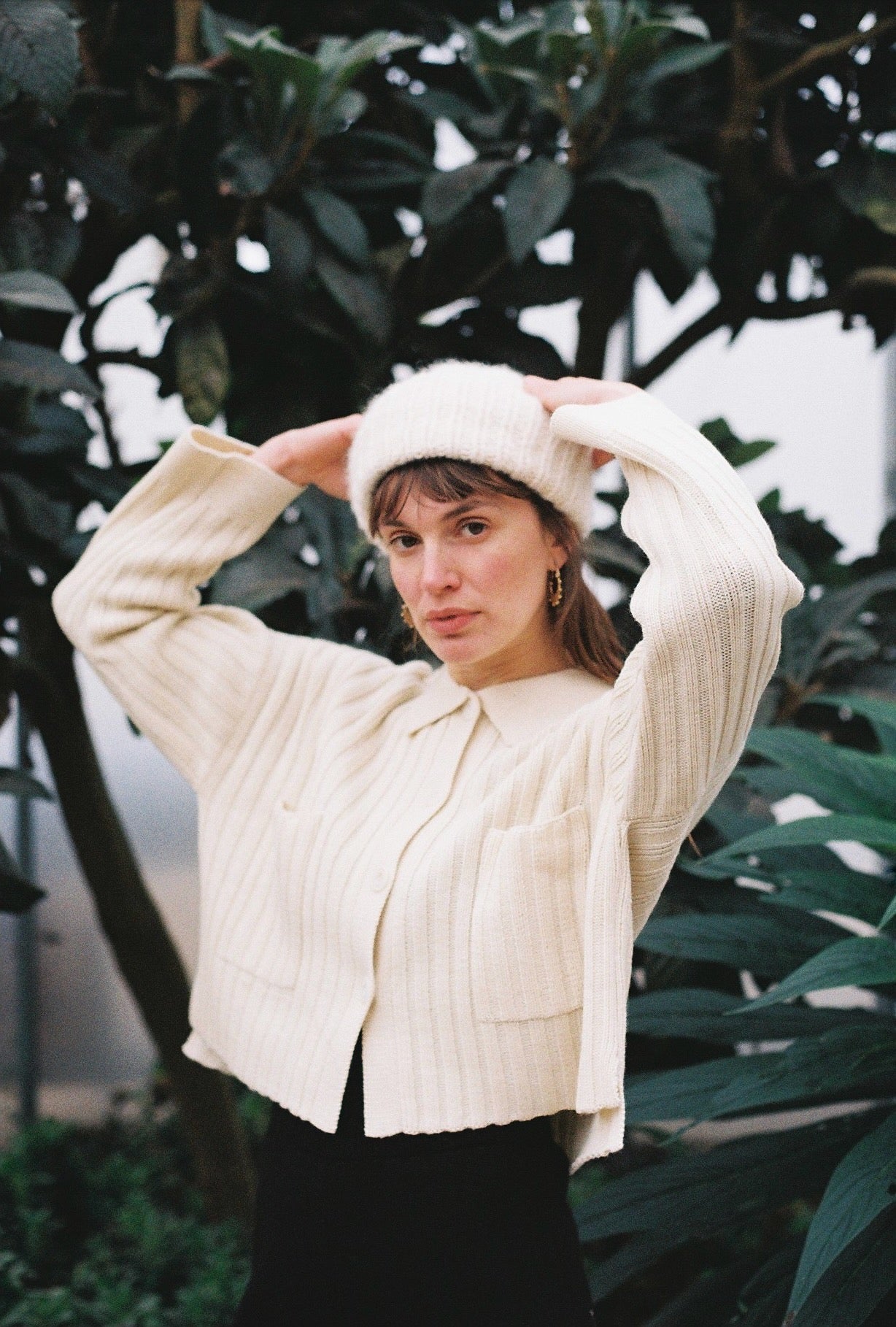 MINI NENNA shirt / highland wool / milk