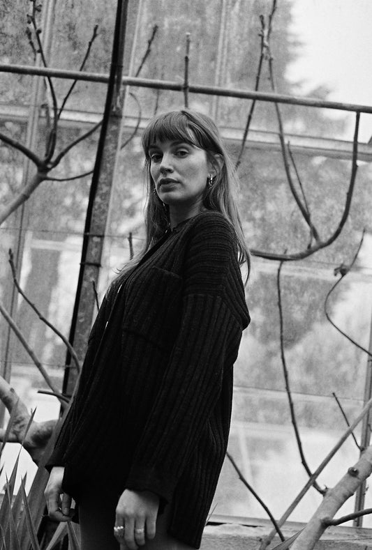 NENNA shirt / highland wool / charcoal