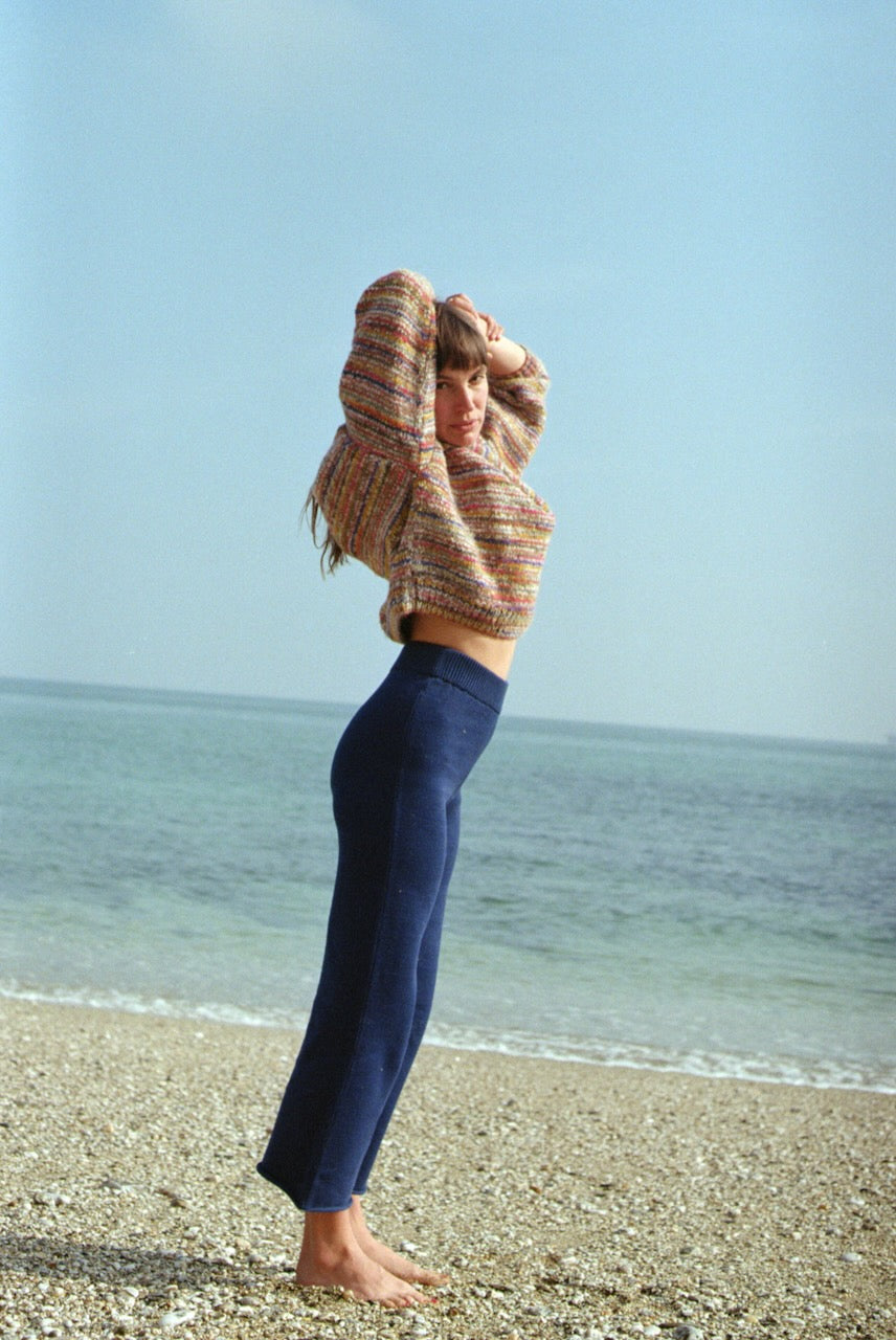 CONFETTI no waste jumper / carob