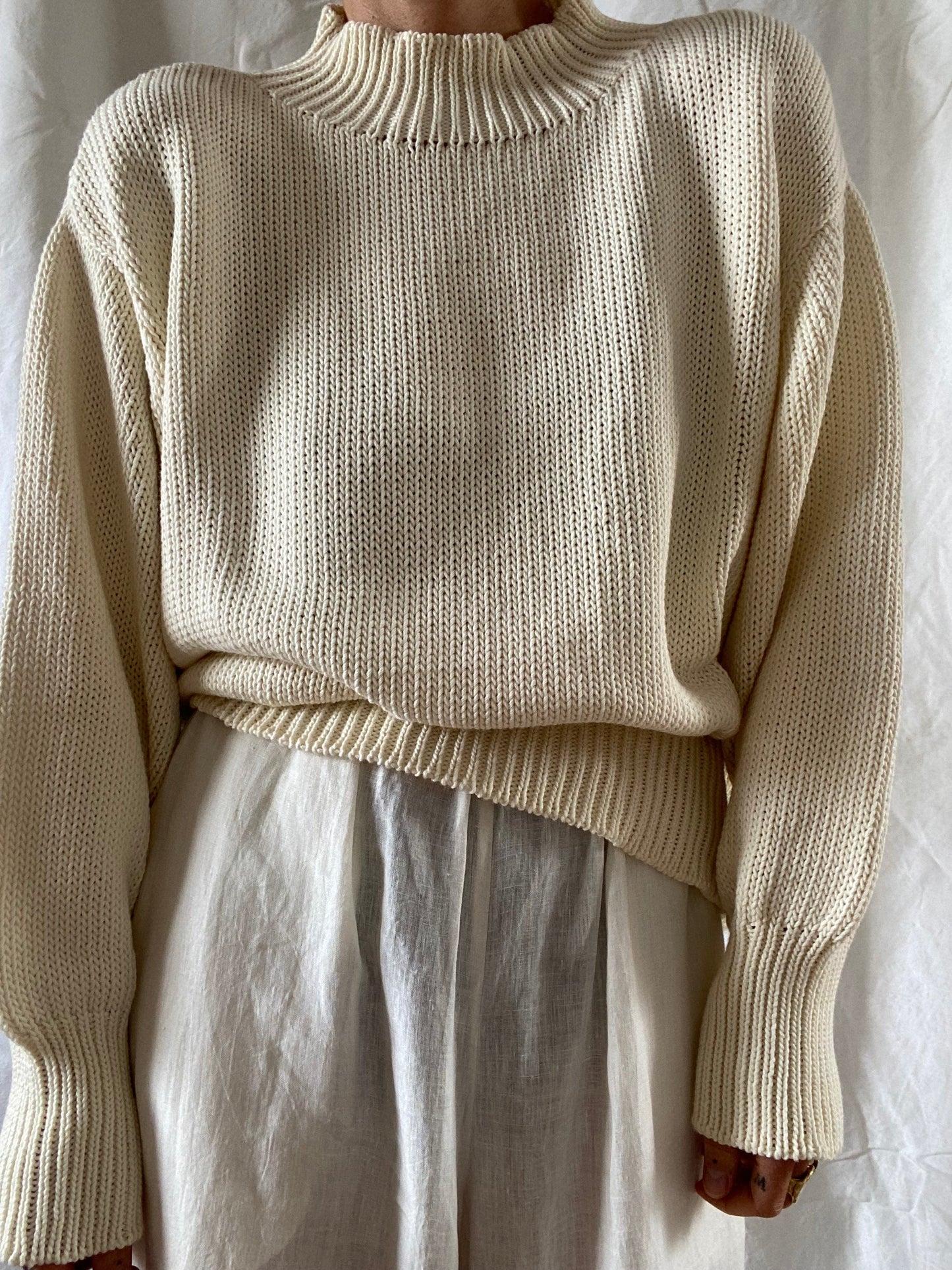 PARSLEY jumper / organic cotton / milk