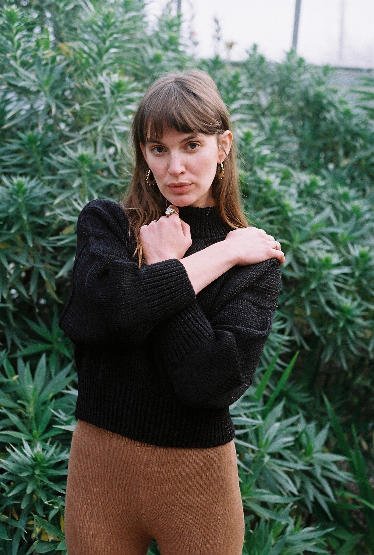 ROSINA mini jumper / highland wool & alpaca / charcoal