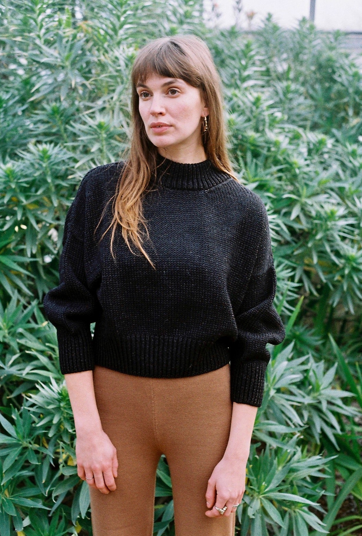 ROSINA mini jumper / highland wool & alpaca / charcoal
