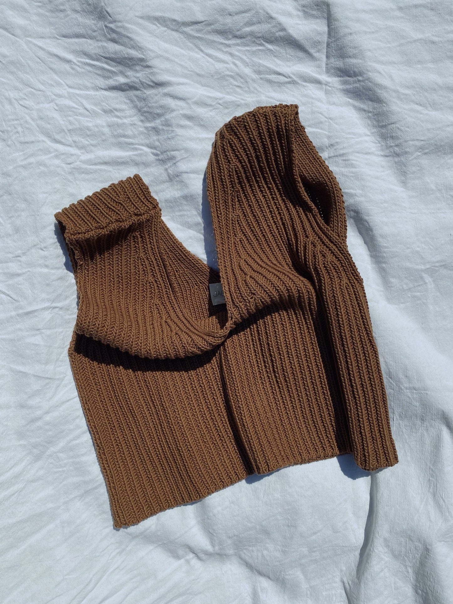 LUZ top / organic cotton / carob