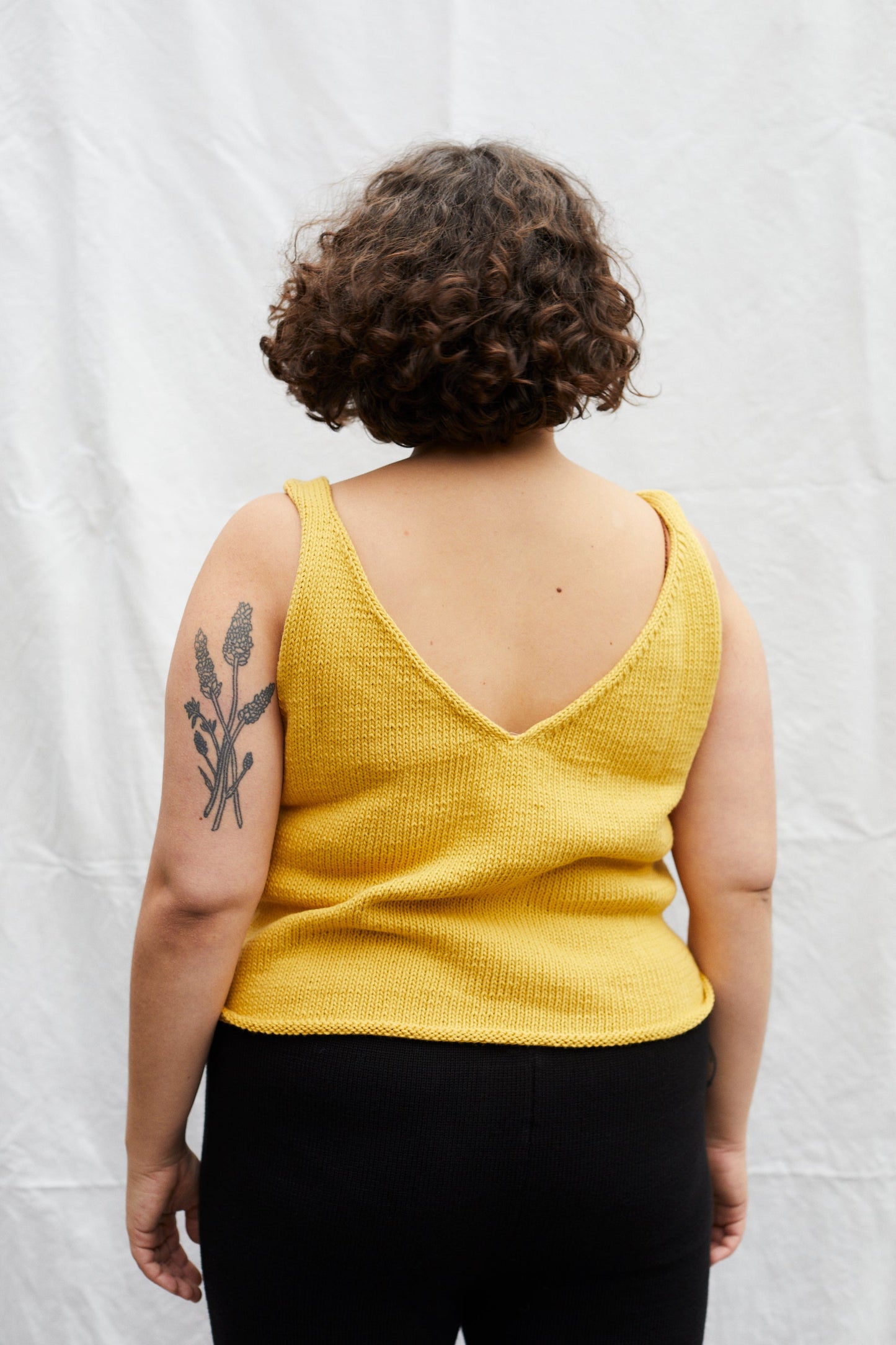 SOLITO vest / organic cotton / golden honey