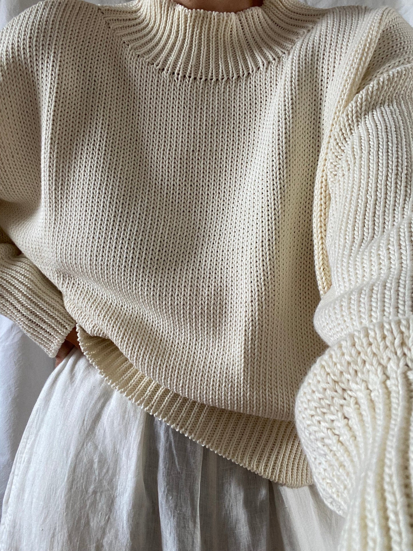 PARSLEY jumper / organic cotton / milk