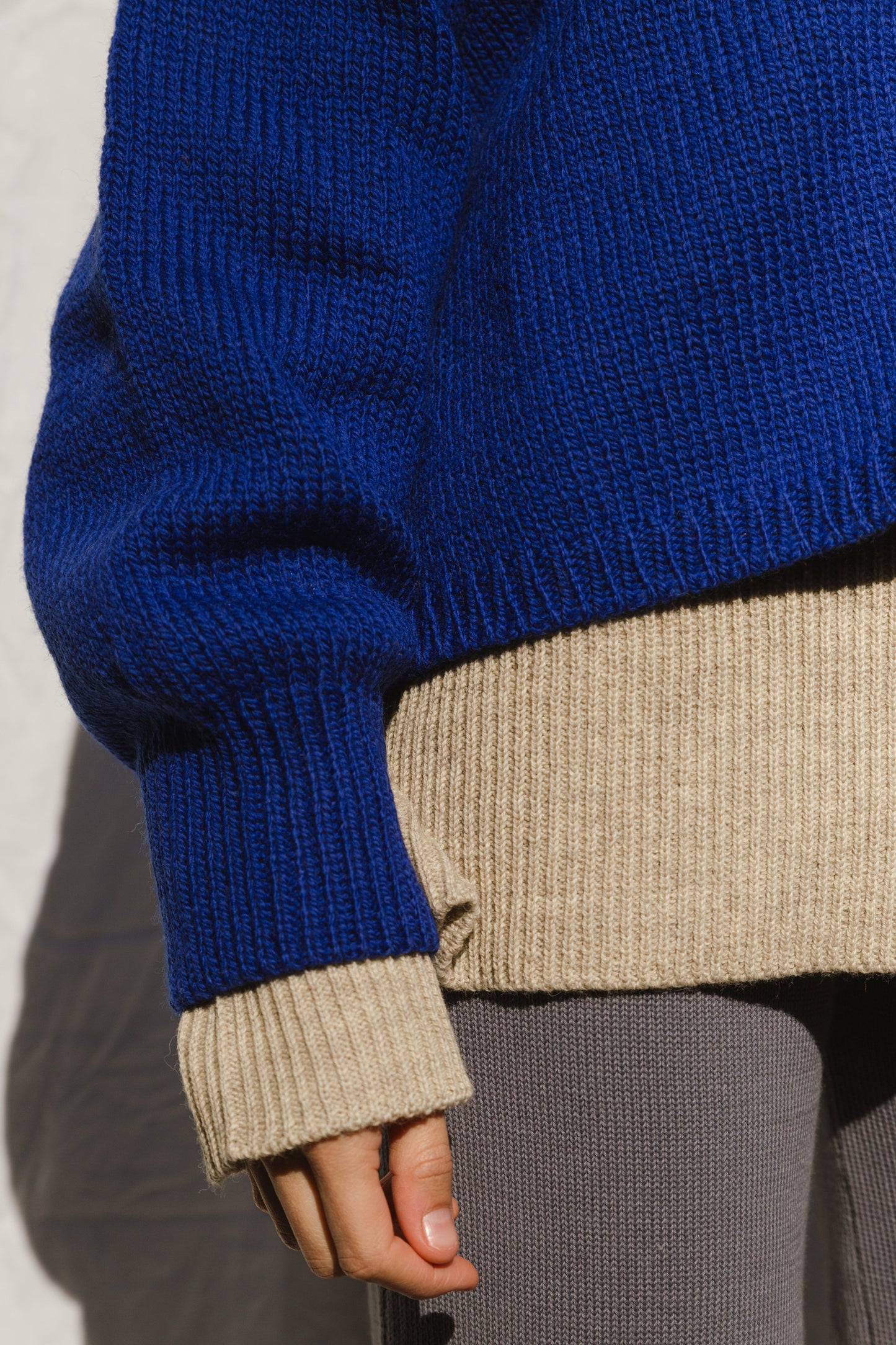 ROSALIA cardigan / highland wool / sapphire