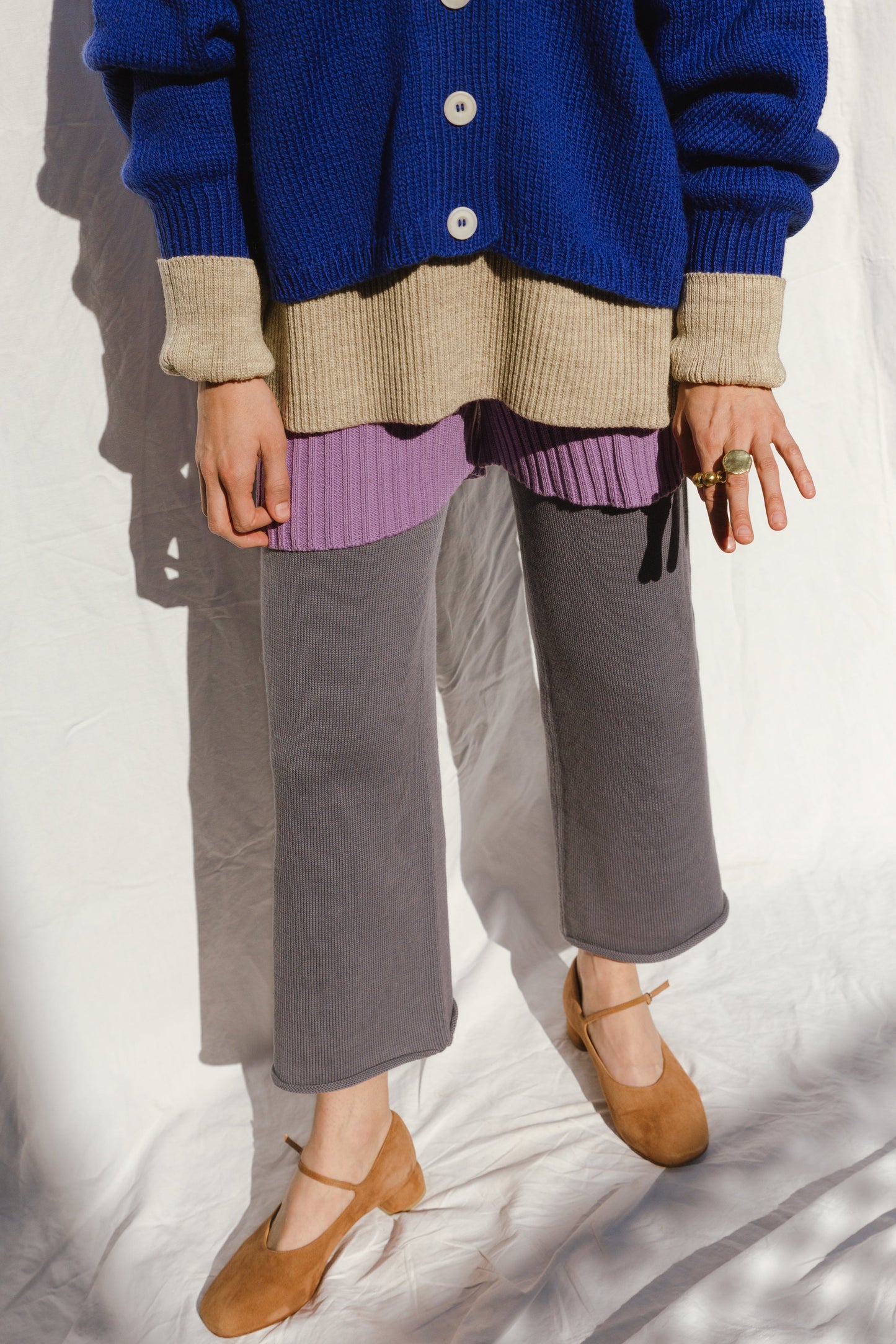 ROSALIA cardigan / highland wool / sapphire