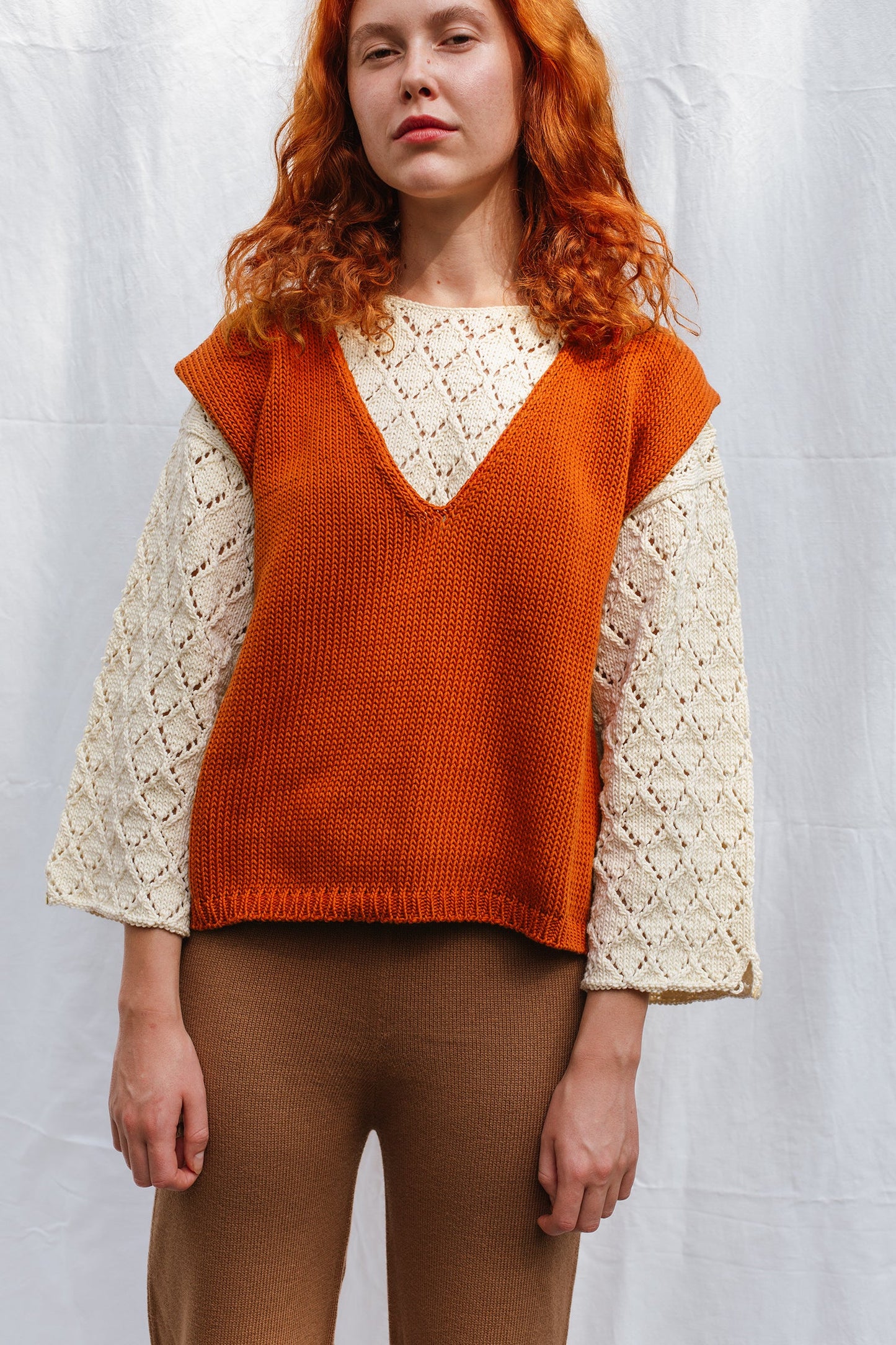 LINA jumper / organic cotton / milk