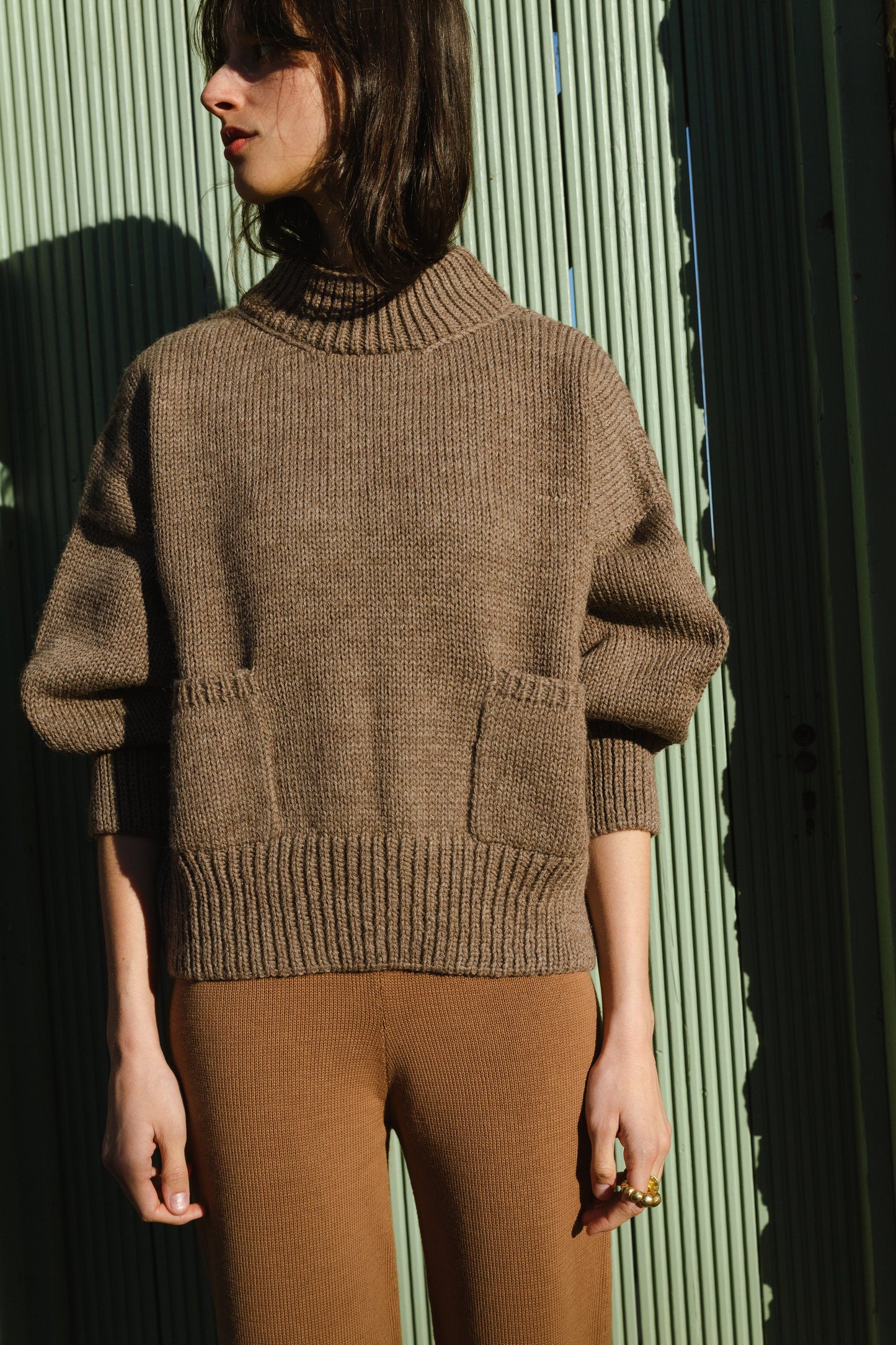 ROSA jumper / highland wool / walnut