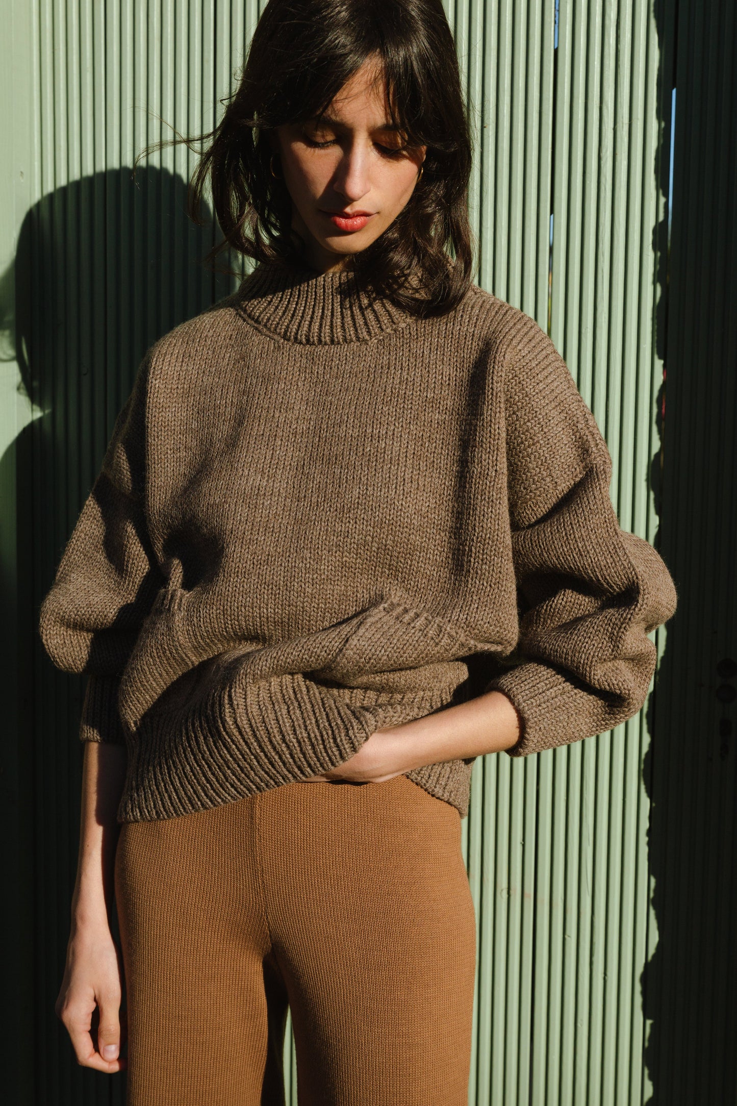ROSA jumper / highland wool / walnut
