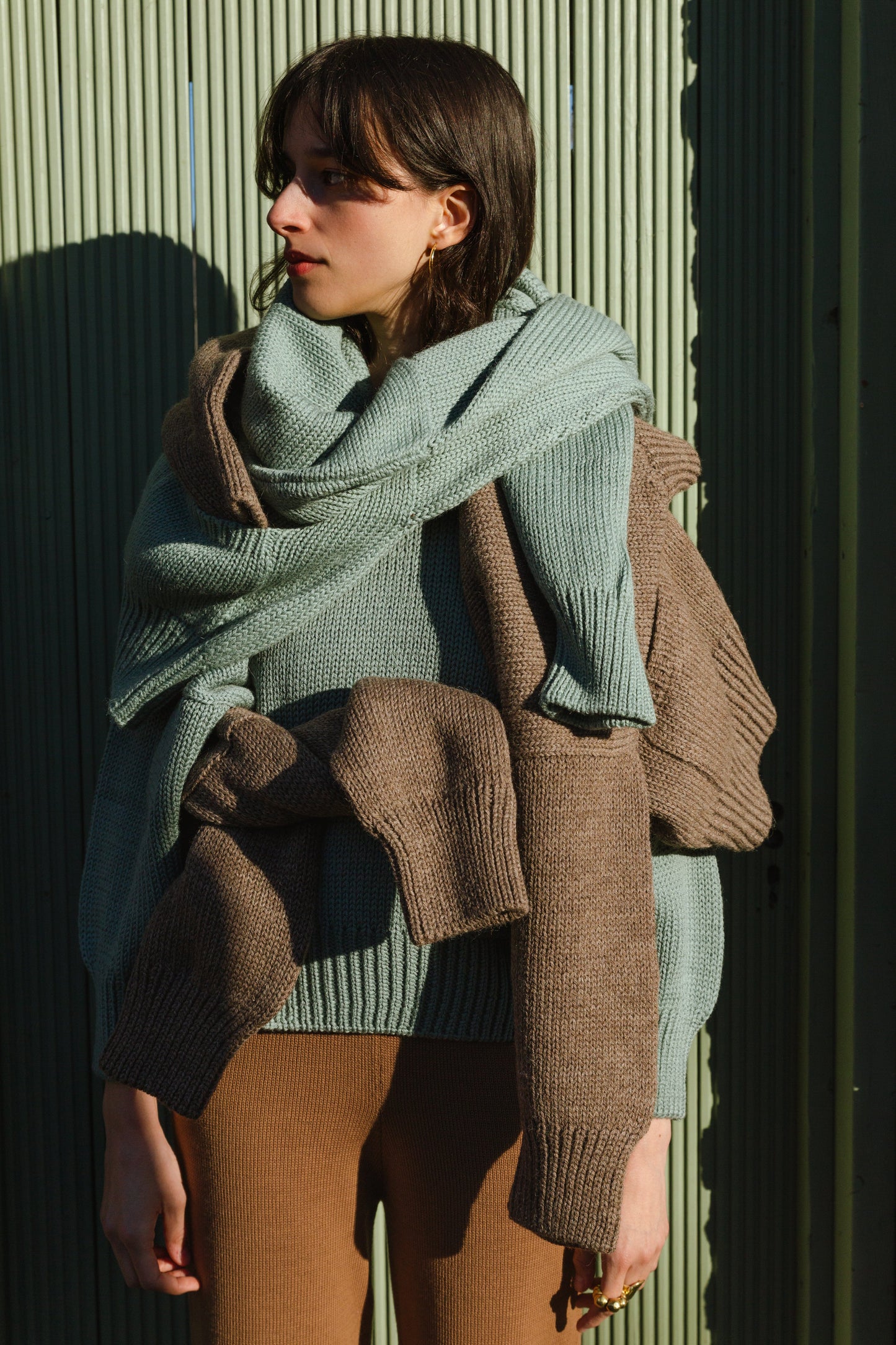 ROSA jumper / highland wool / walnut