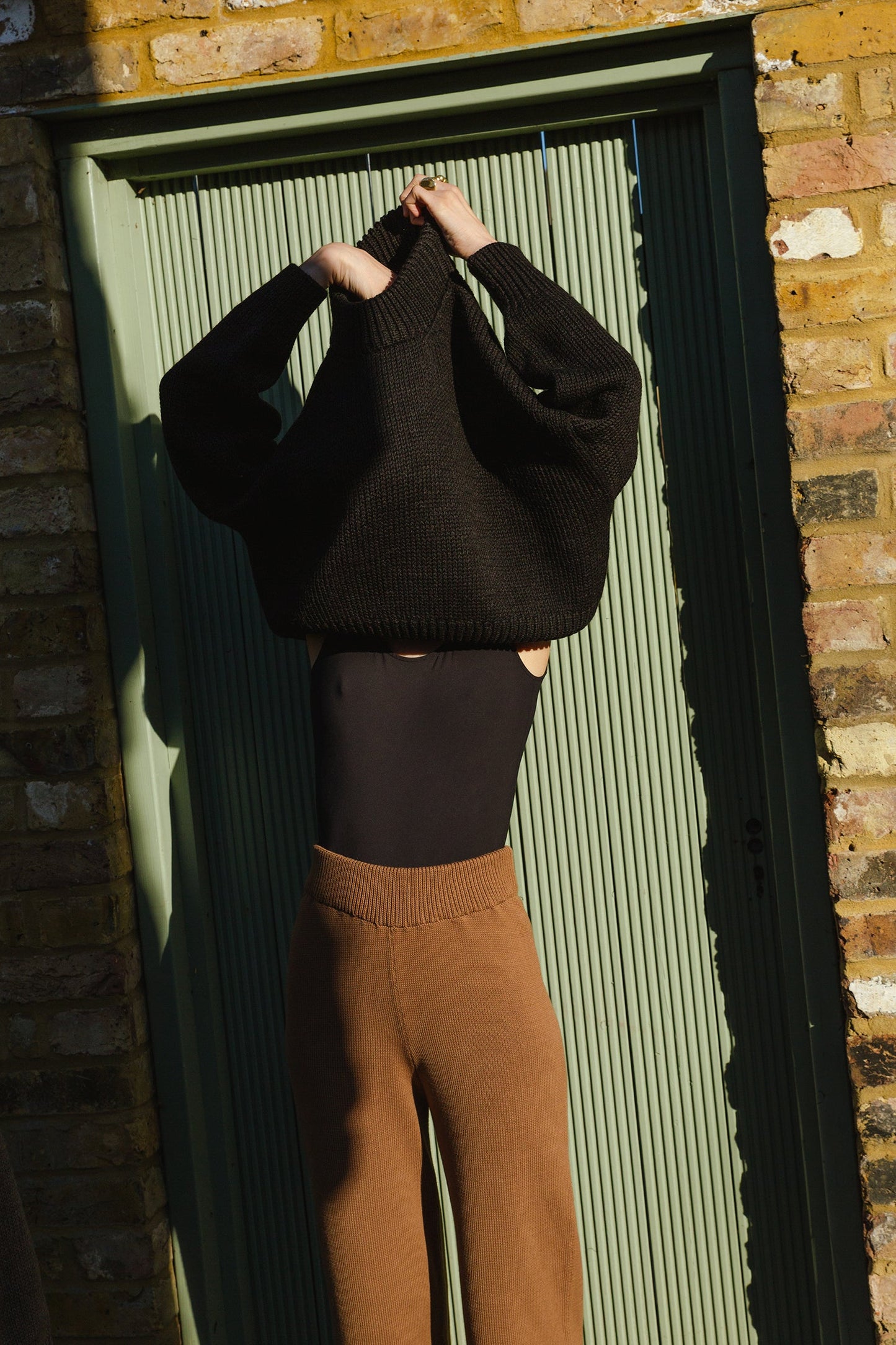ROSINA mini jumper / highland wool & alpaca / charcoal