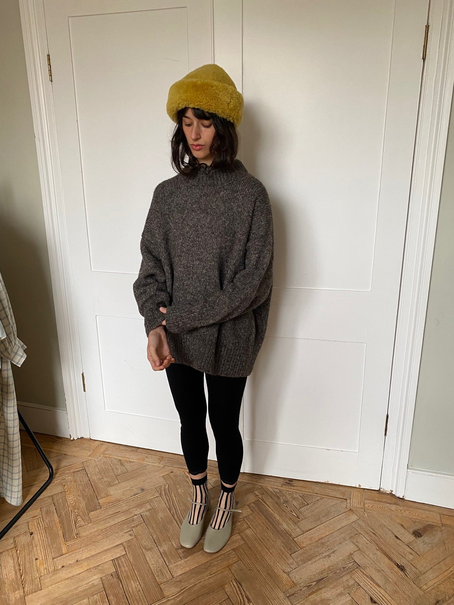 MAR jumper / alpaca & pima cotton / kukicha