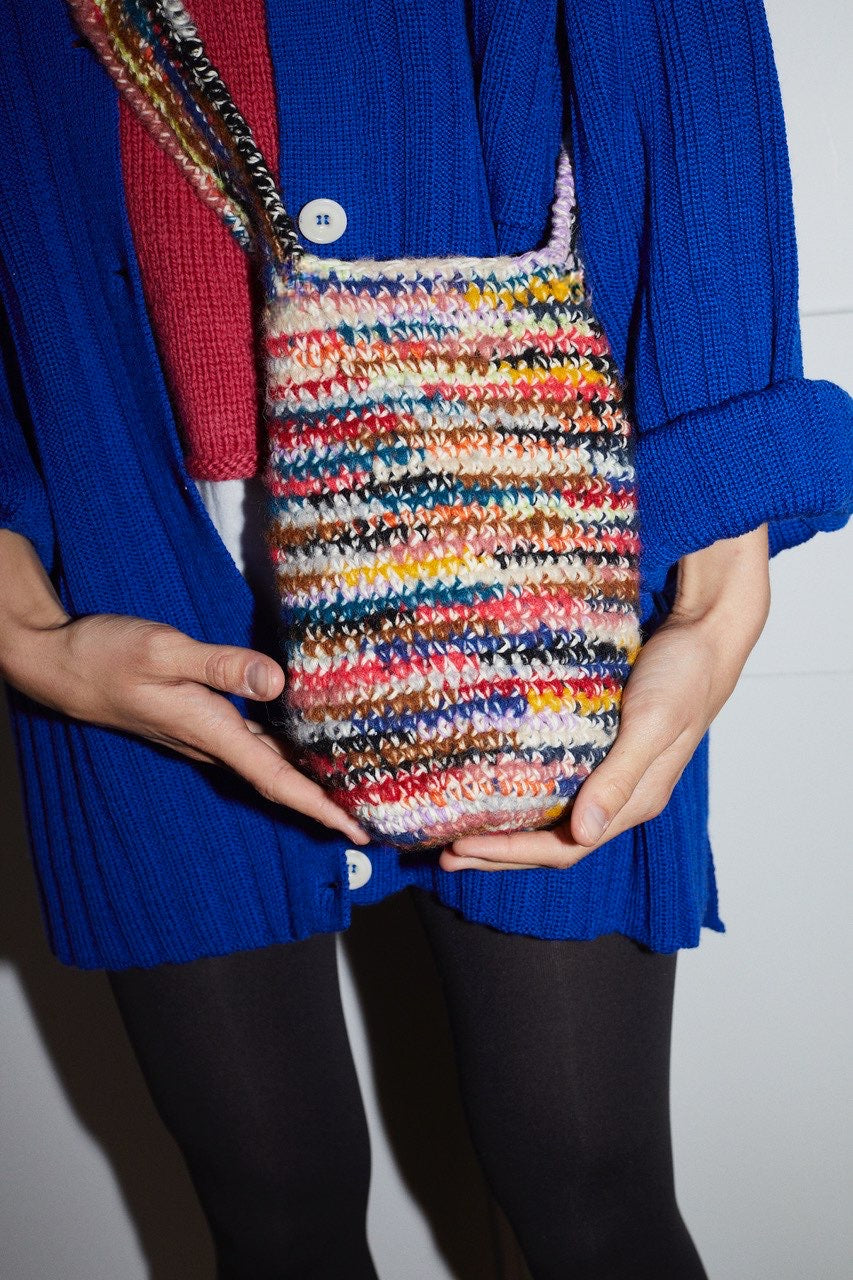 CONFETTI no waste pouch / organic cotton milk & mixed yarns