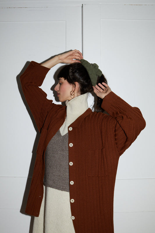 NENNA shirt / highland wool / sandalwood
