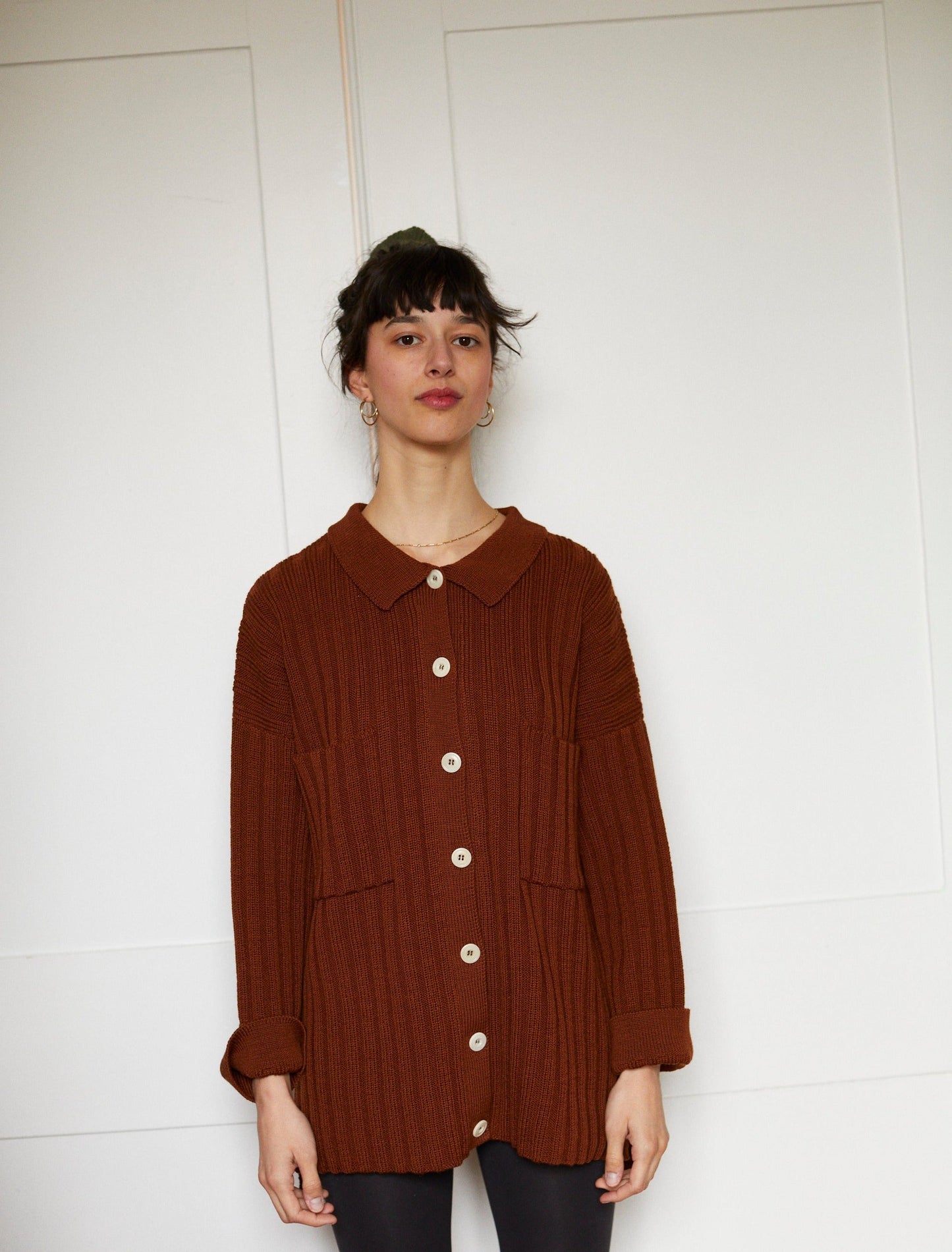 NENNA shirt / highland wool / sandalwood