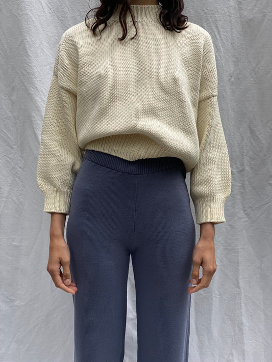 CECILIA jumper / organic cotton / milk