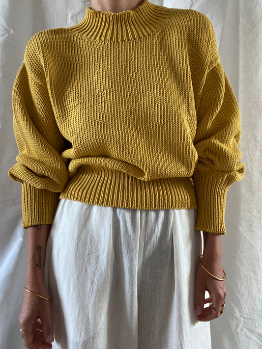 PARSLEY jumper / organic cotton / golden honey